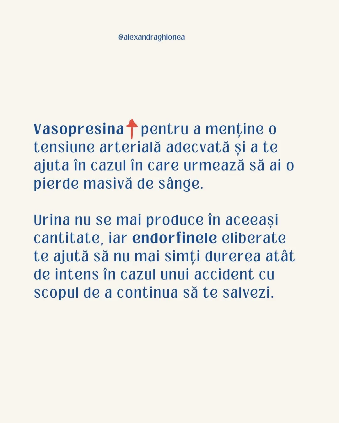 Vasopresina T pentru a menține o