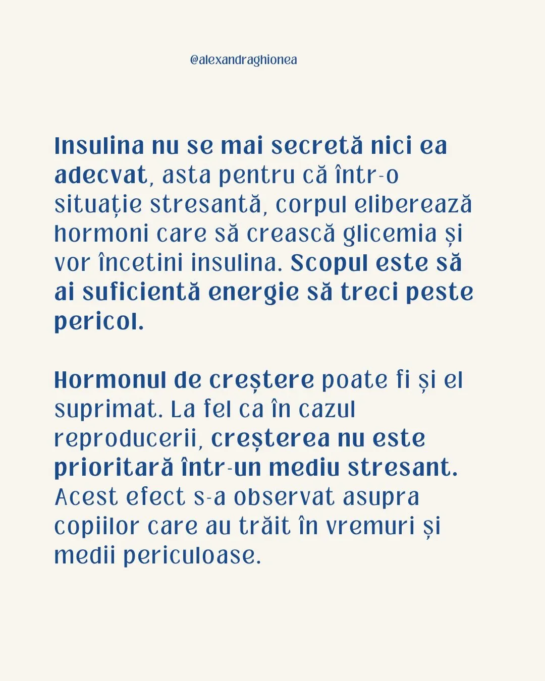 Insulina nu se mai secretă nici ea