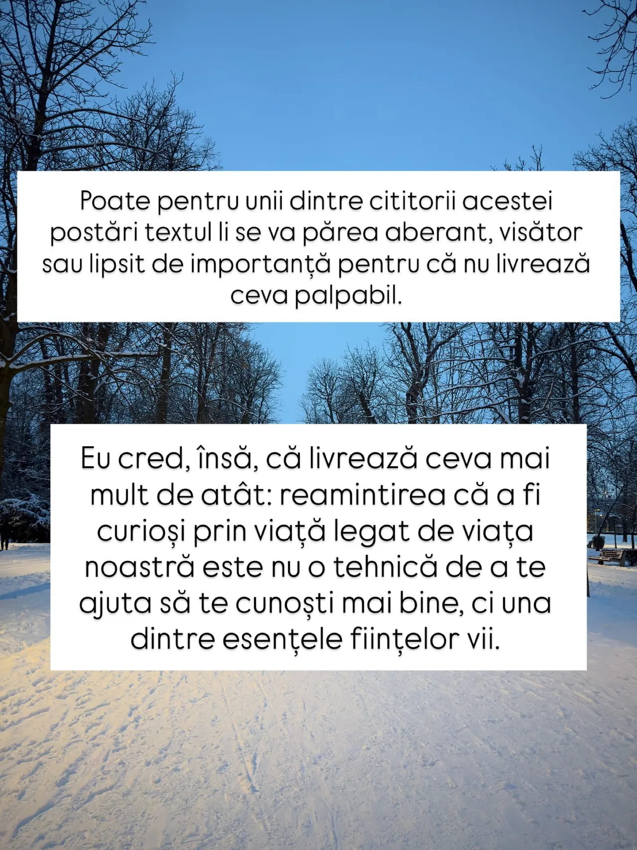 Poate pentru unii dintre cititorii acestei