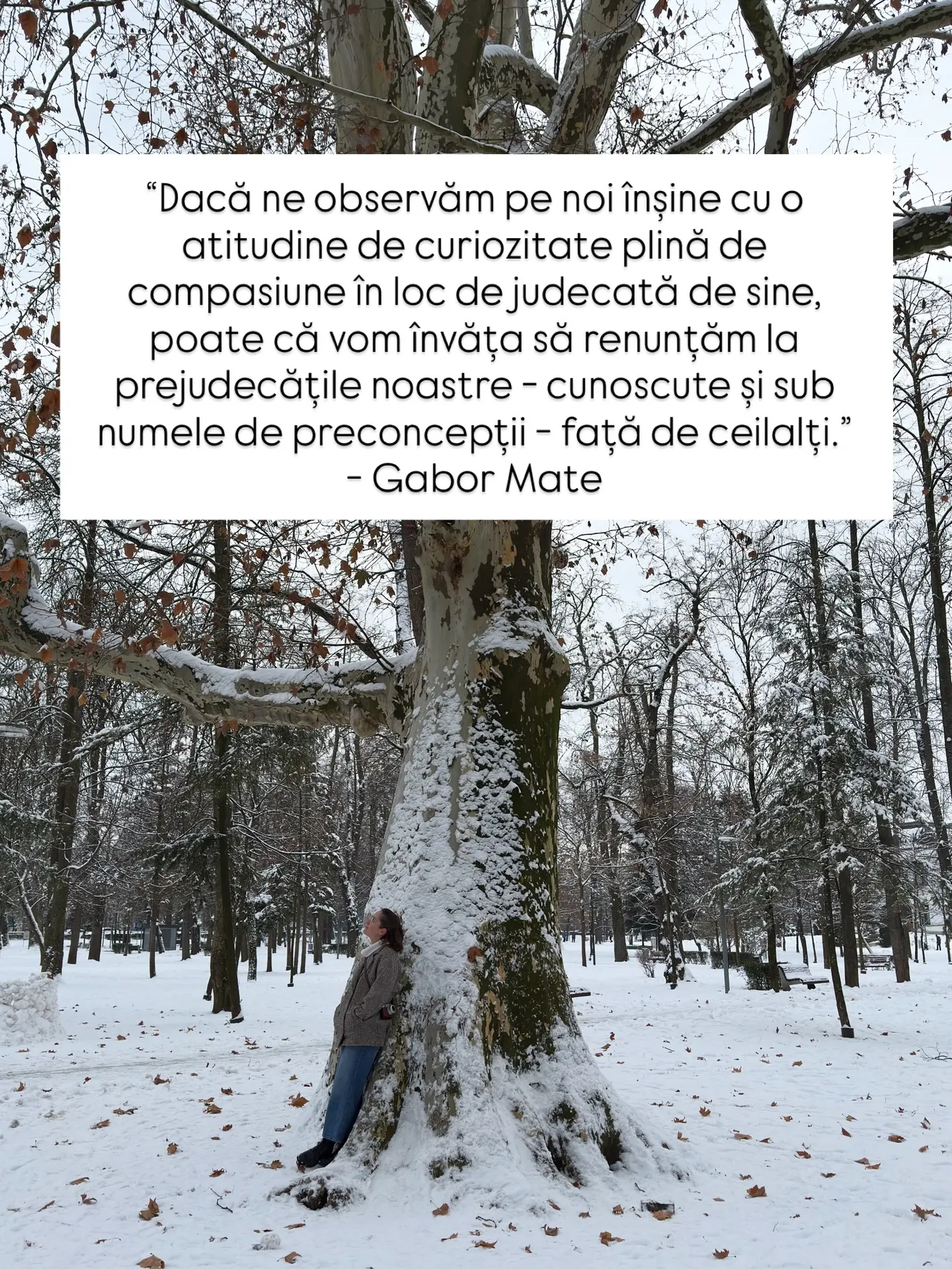 "Dacă ne observăm pe noi înșine cu o