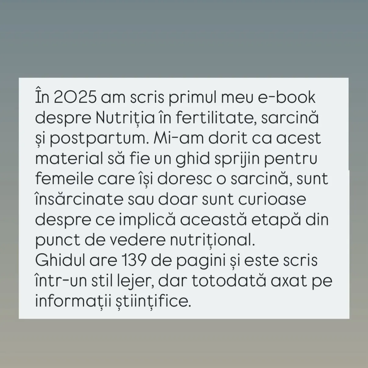 În 2025 am scris primul meu e-book