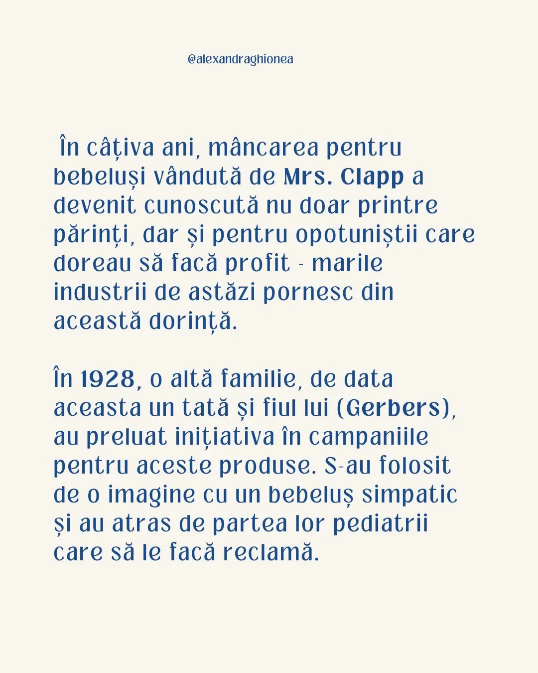 în câțiva ani, mâncarea pentru