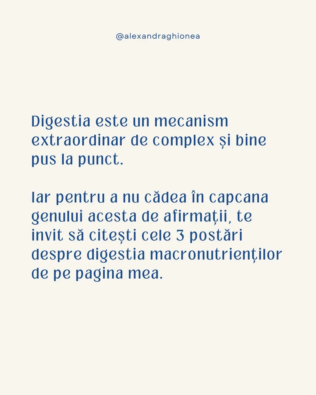 Digestia este un mecanism
