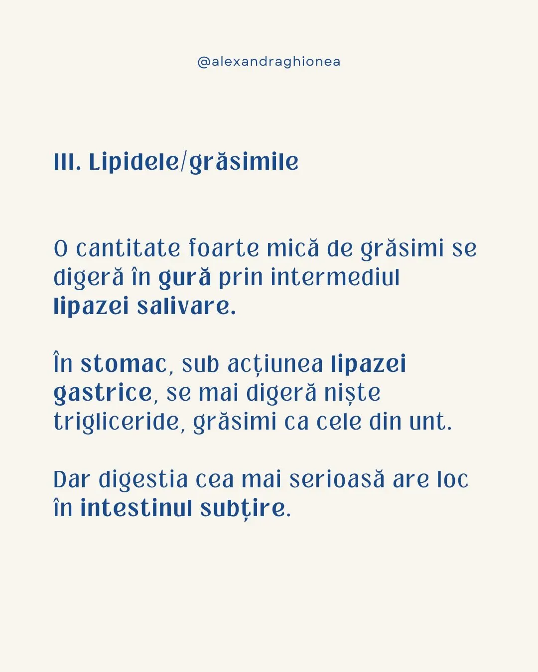IlI. Lipidele/grăsimile