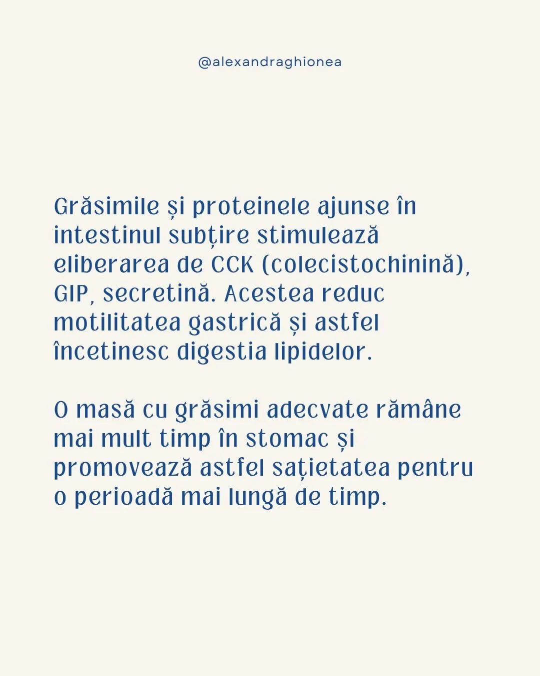 Grăsimile și proteinele ajunse în