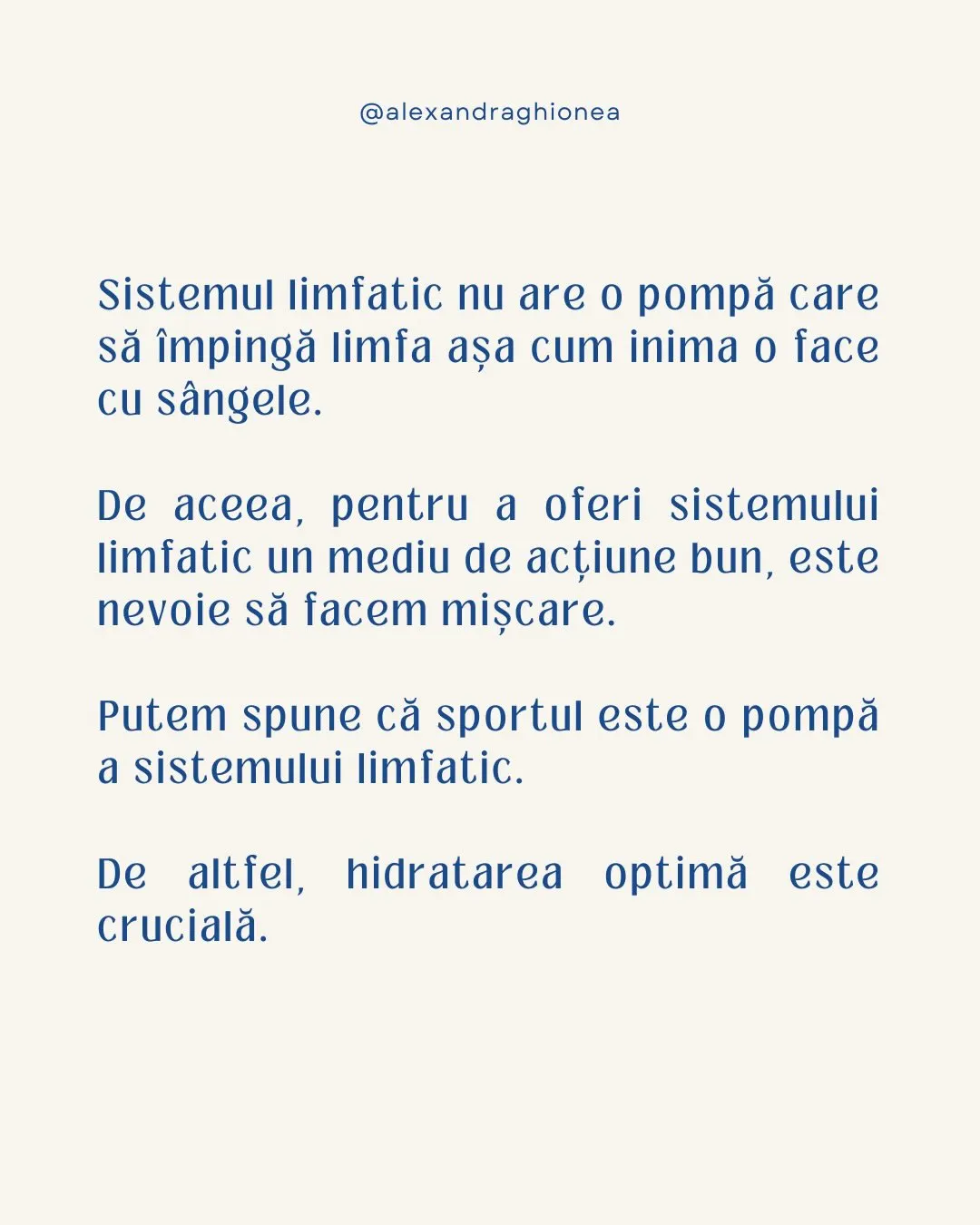 Sistemul limfatic nu are o pompă care