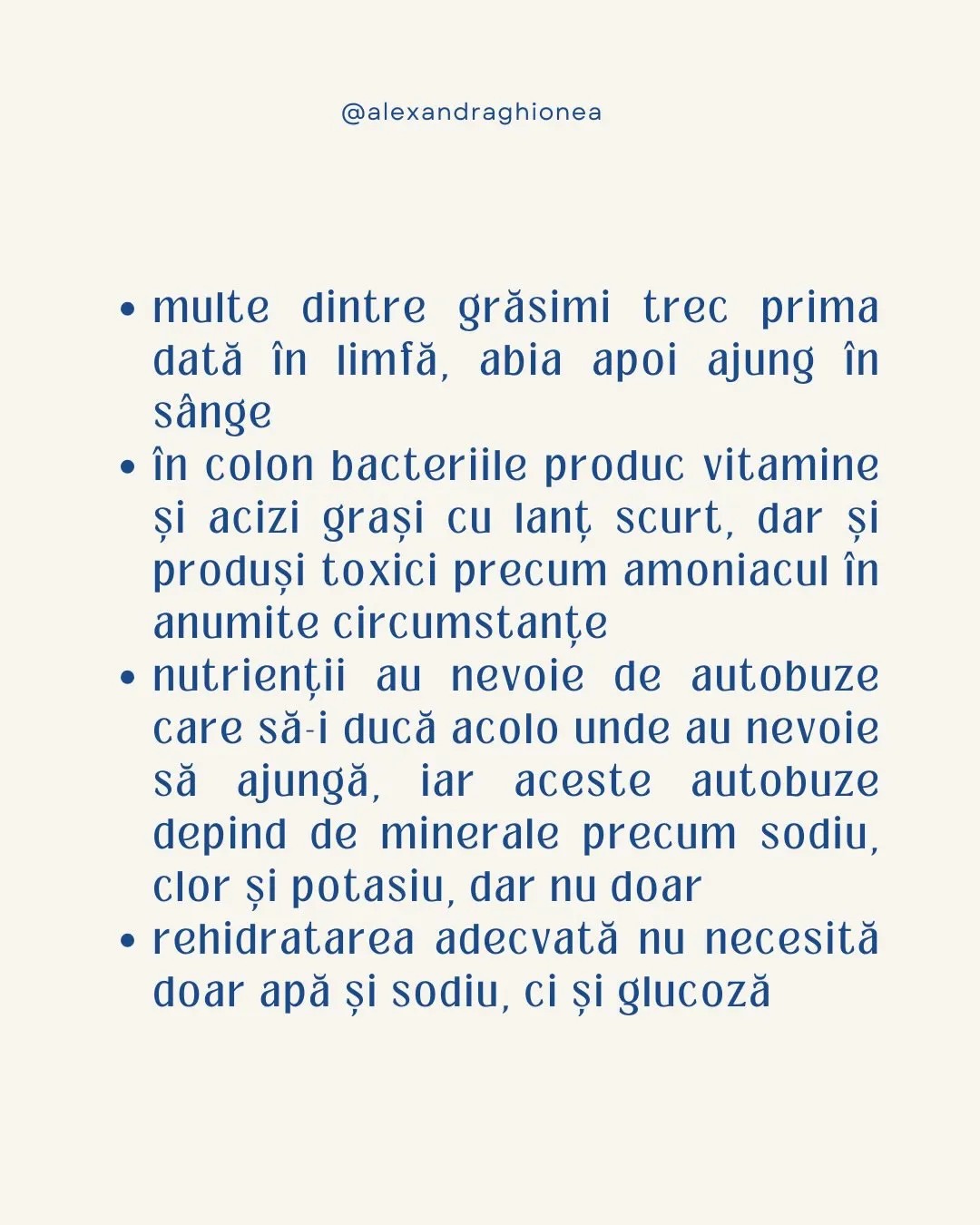 • multe dintre grăsimi trec prima