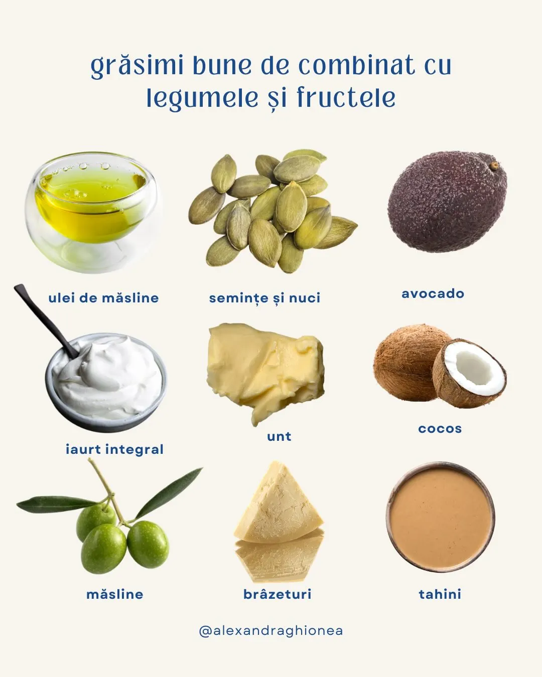 grasimi bune de combinat cu