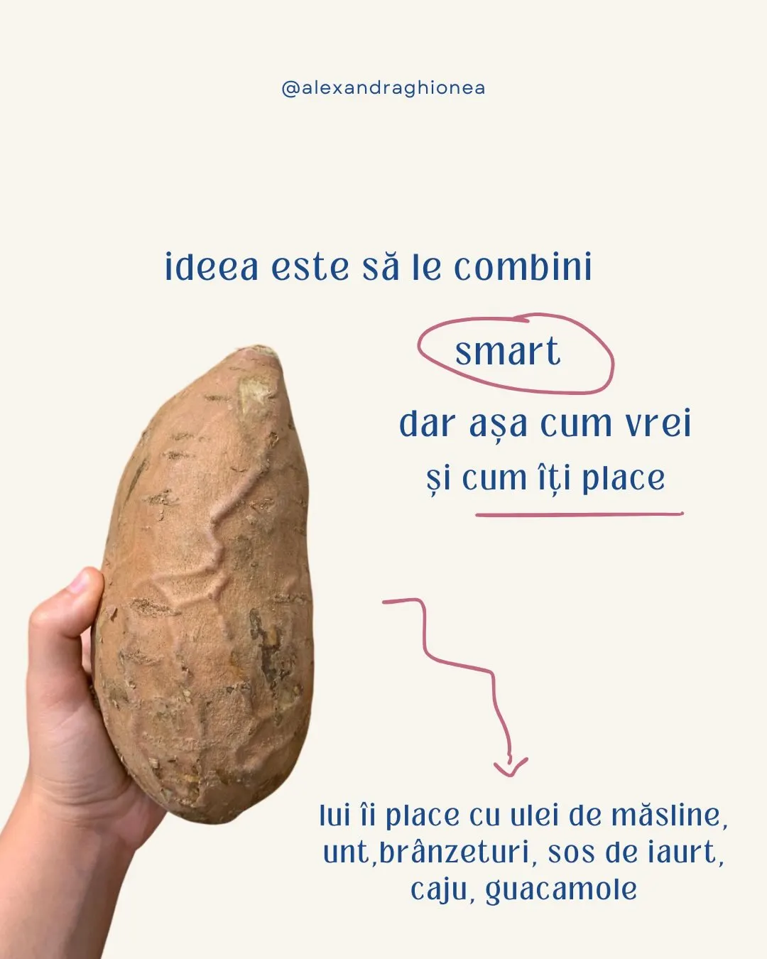 ideea este så le combini