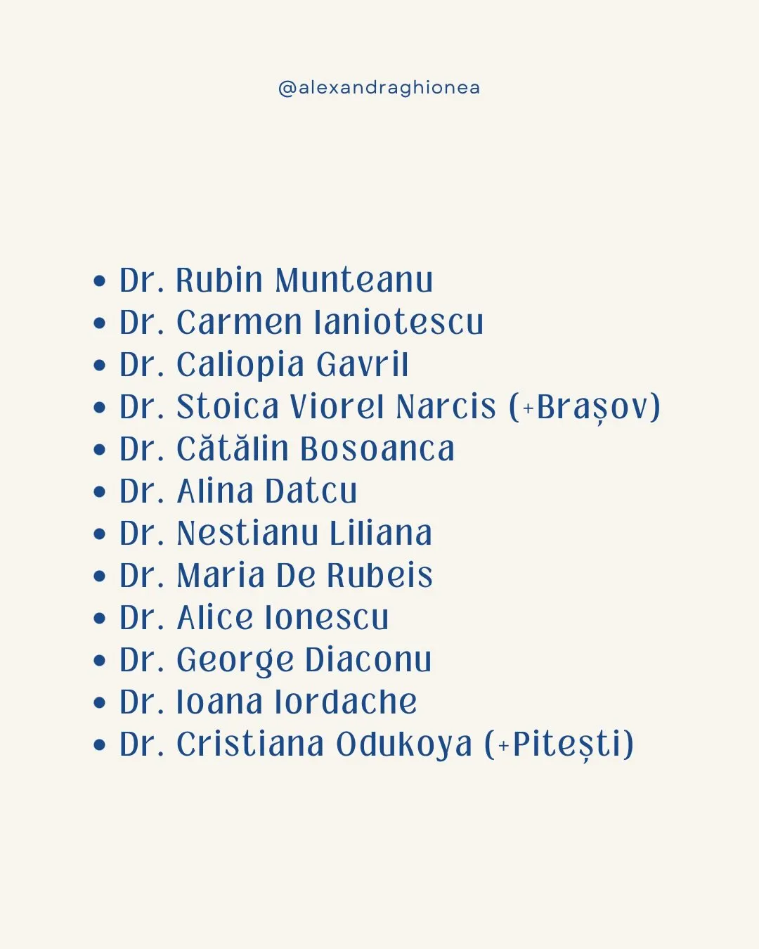 • Dr. Rubin Munteanu