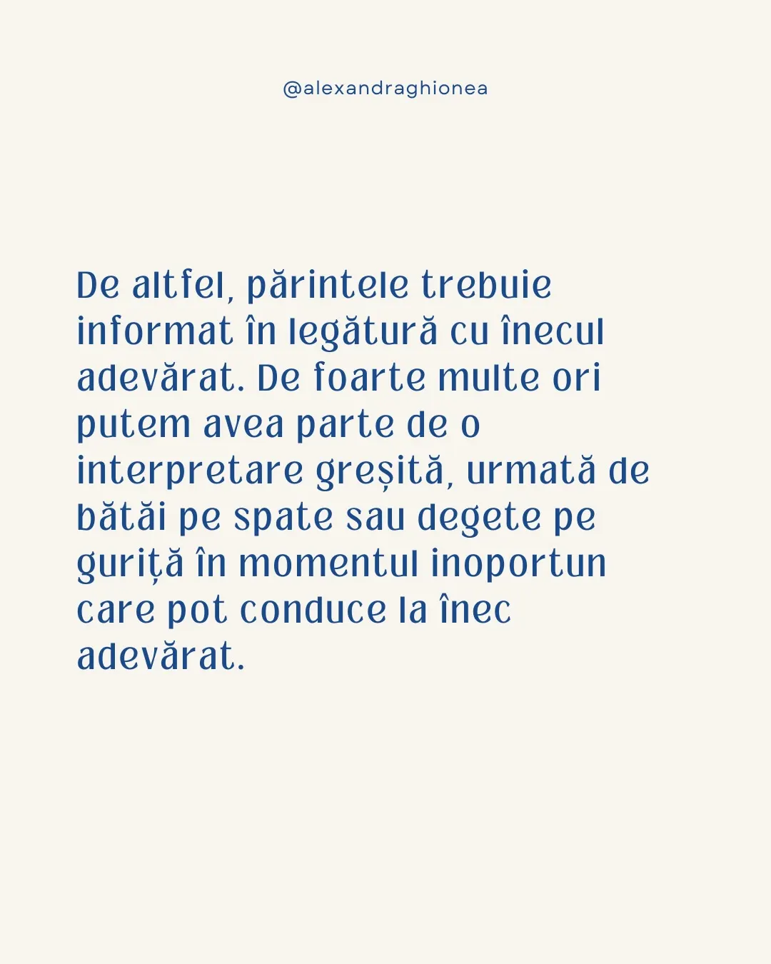 De altiel, părintele trebuie