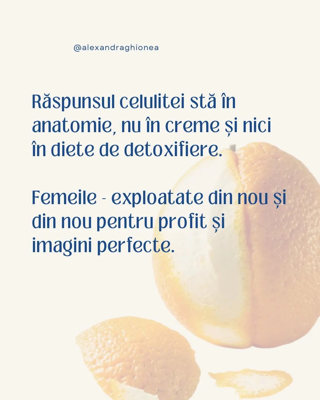 Răspunsul celulitei stă în