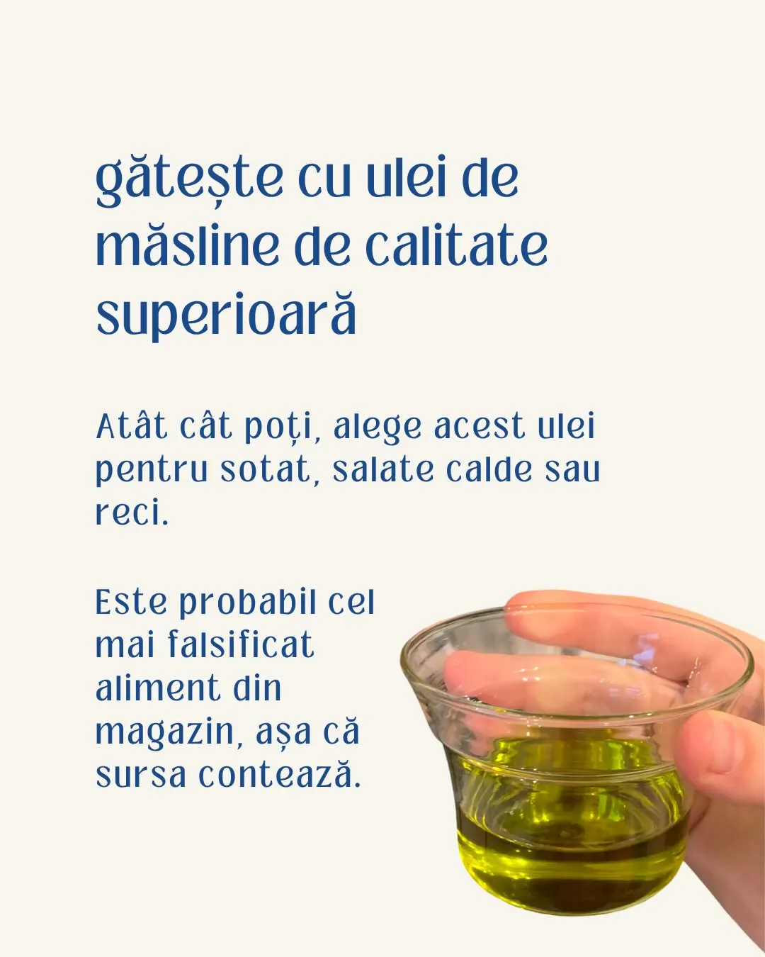 gătește cu ulei de