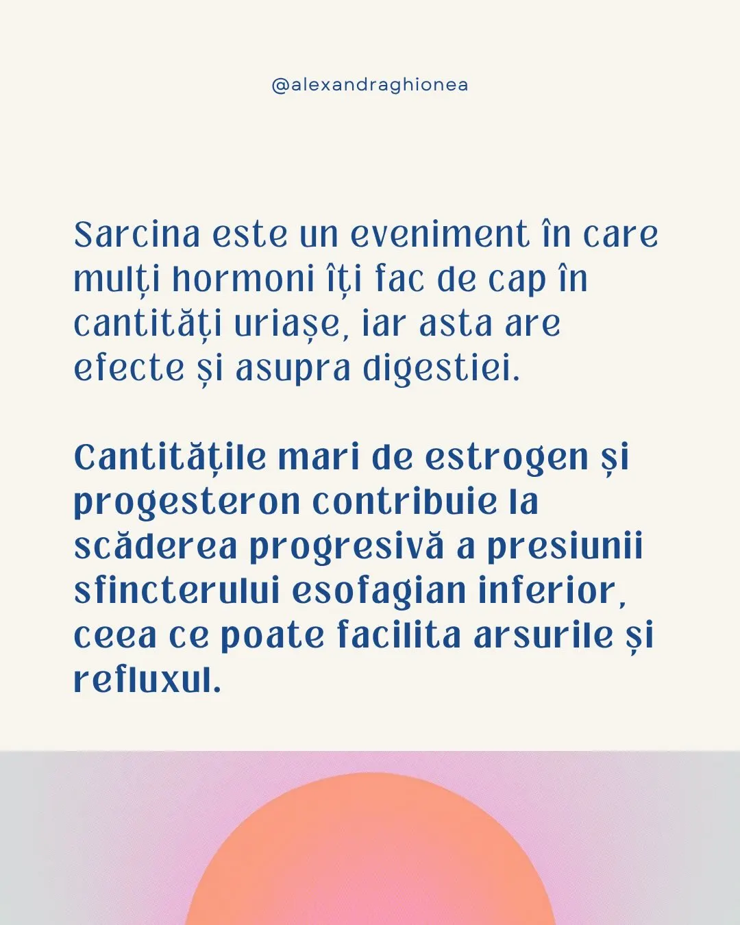 Sarcina este un eveniment în care