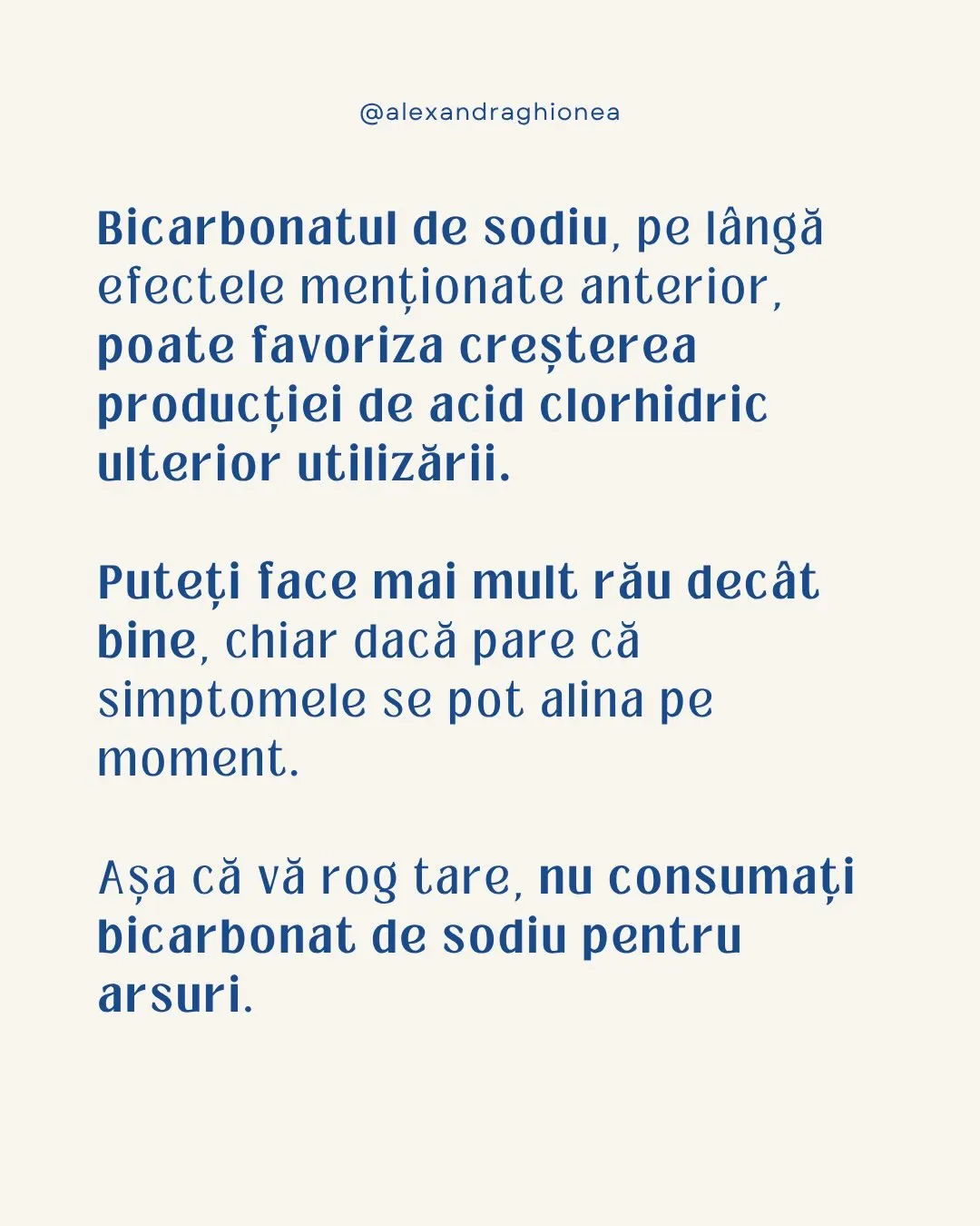 Bicarbonatul de sodiu, pe lângă