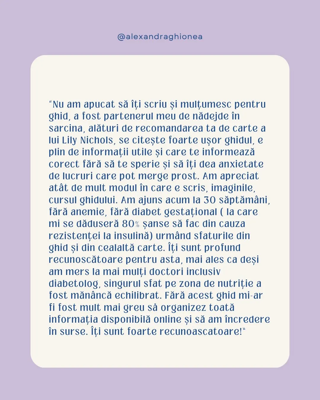 "Nu am apucat să îți scriu și mulțumesc pentru