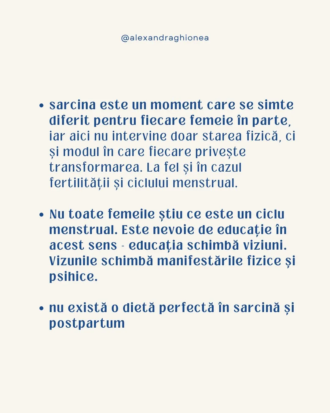 • sarcina este un moment care se simte