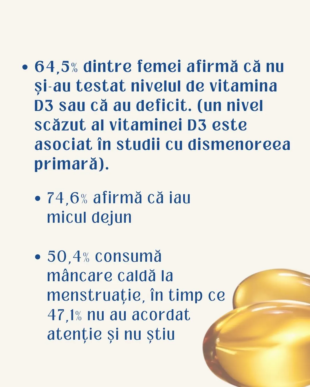 • 64,5% dintre temei afirmă că nu