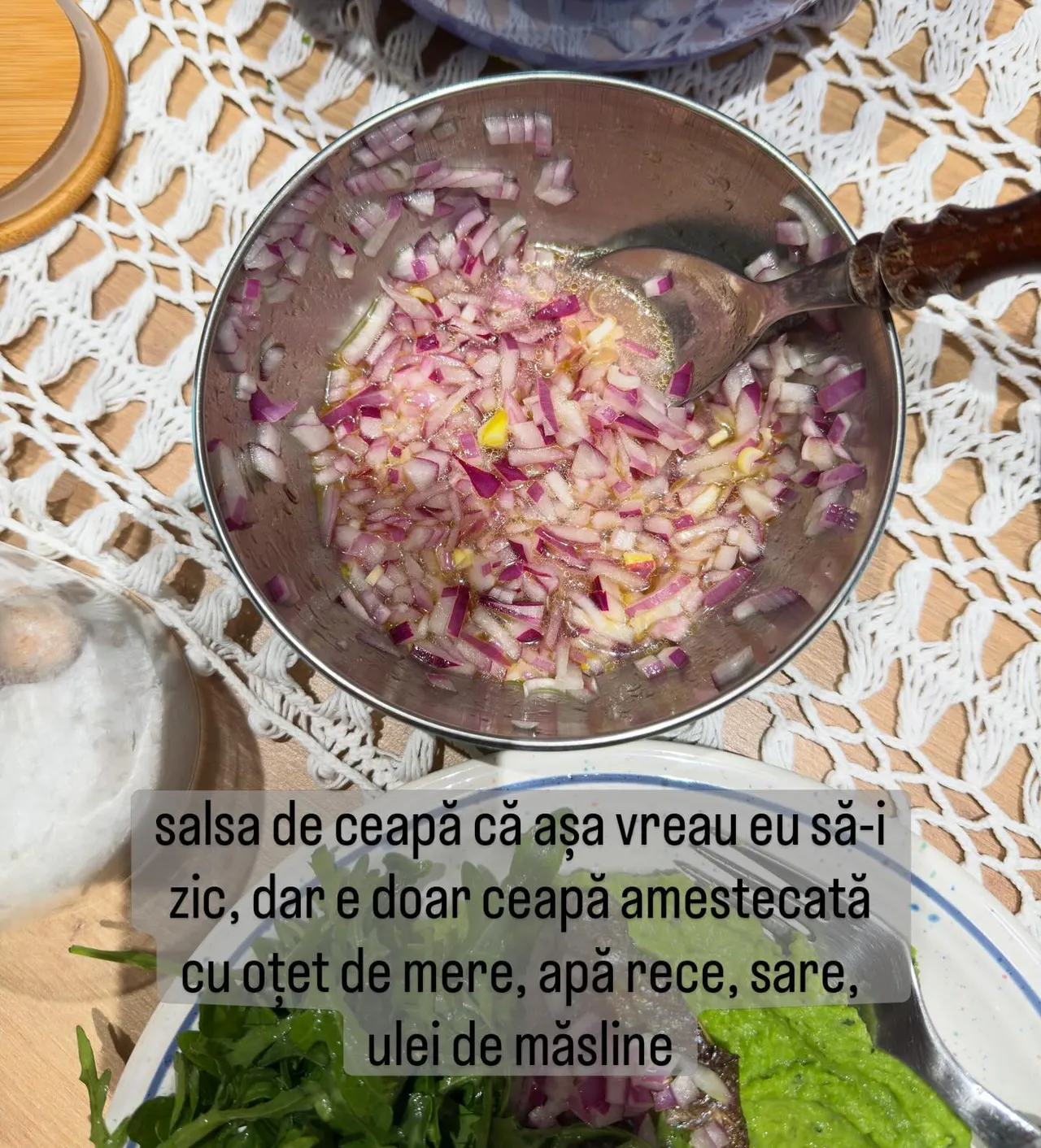 salsa de ceapă că așa vreau eu să-i