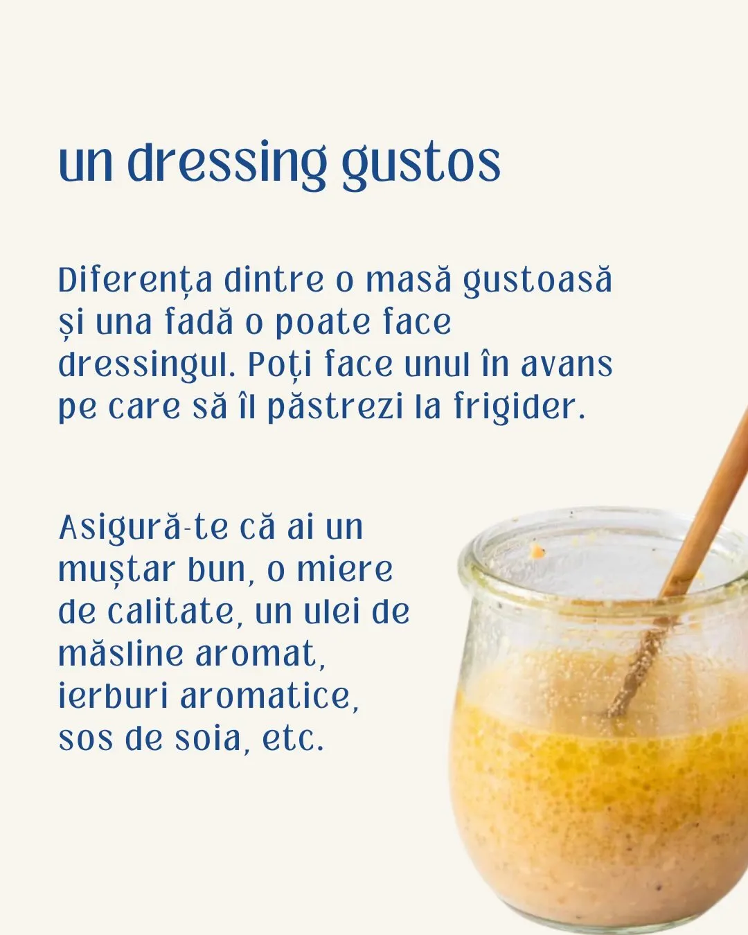 un dressing gustos