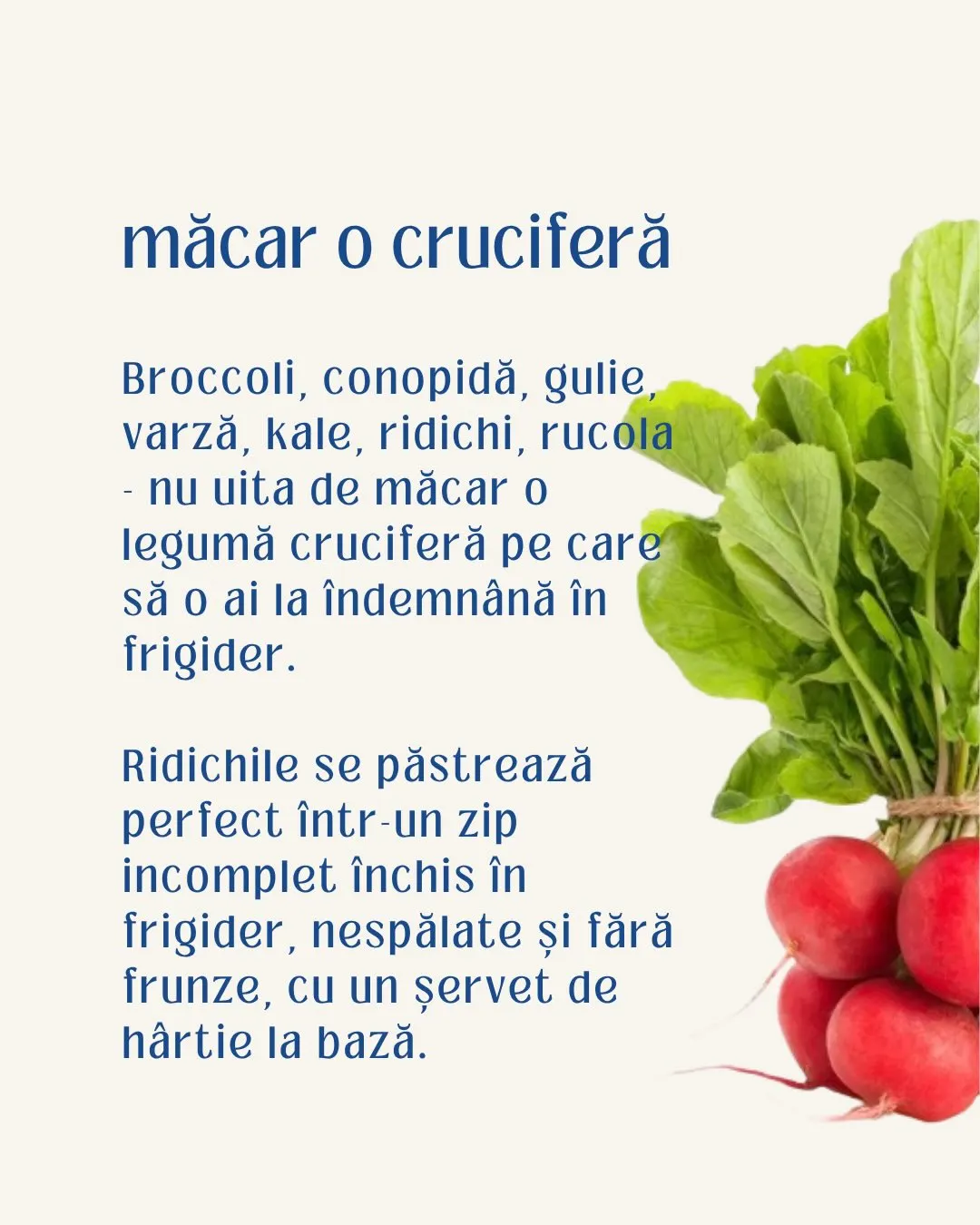 măcar o cruciferă