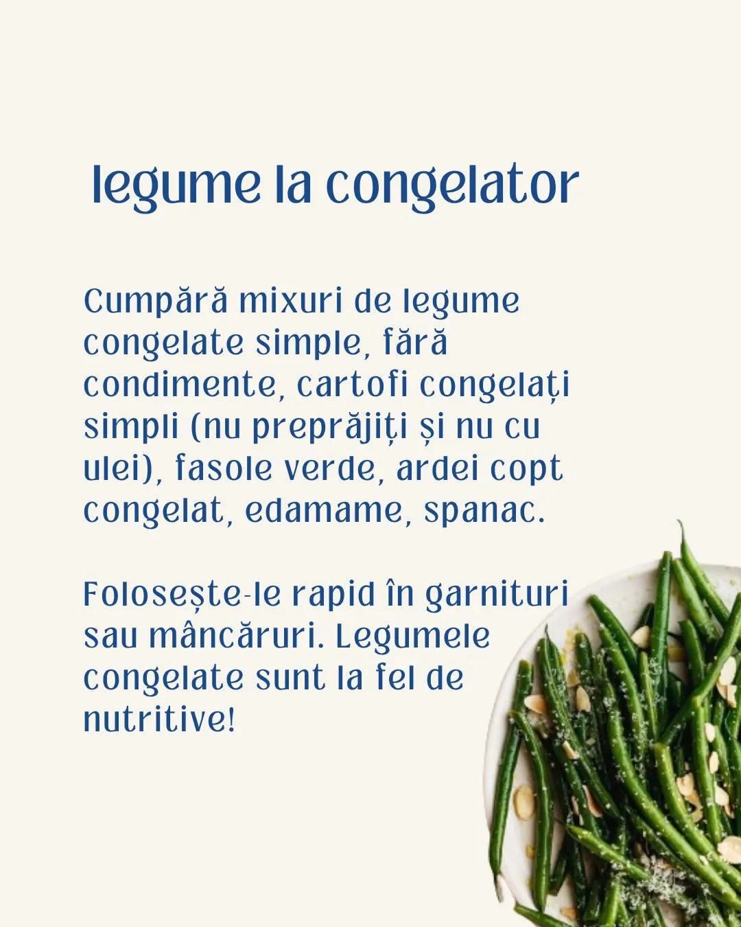 legume la congelator