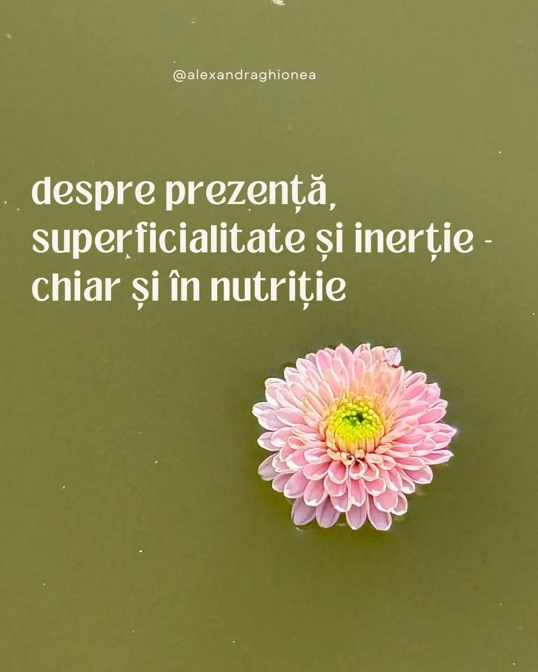 despre prezență,
