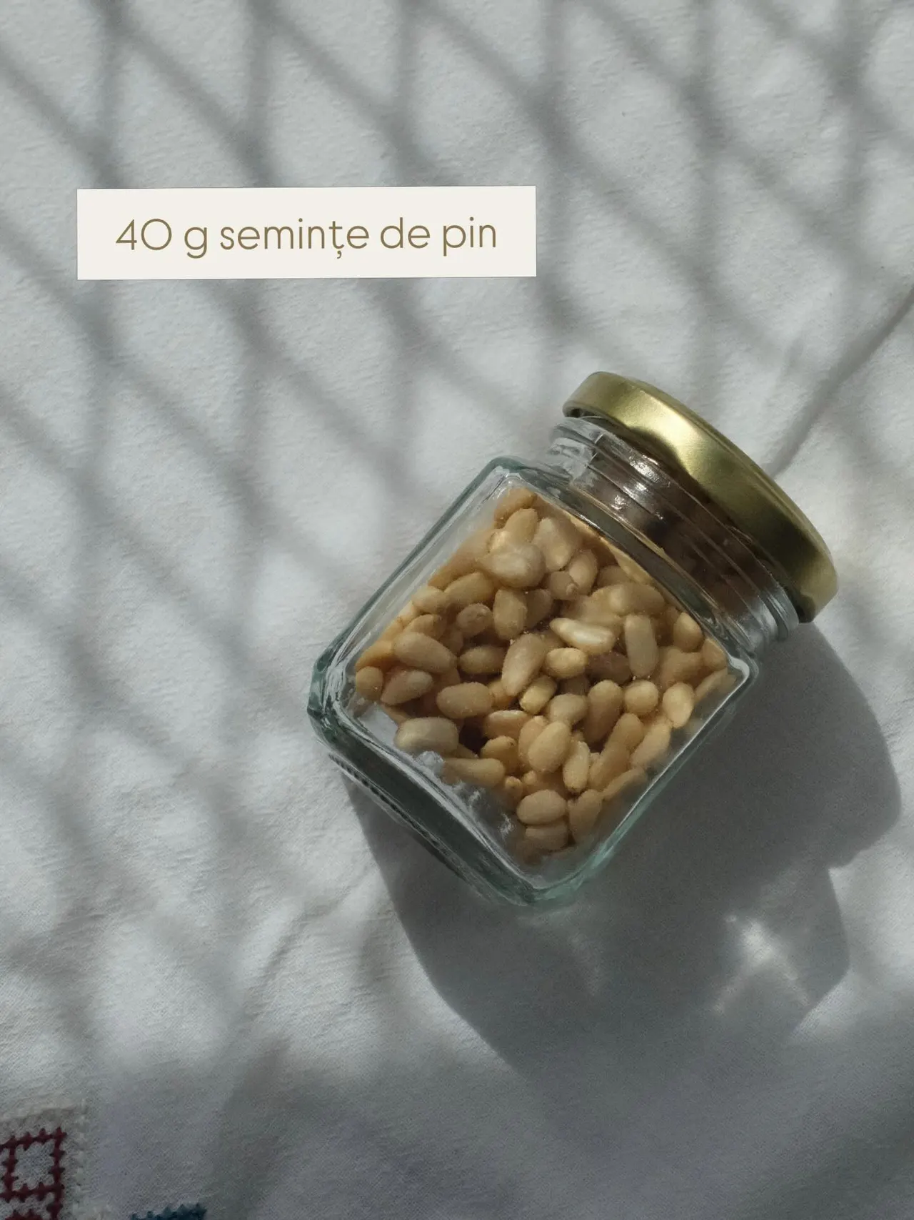 40 g semințe de pin