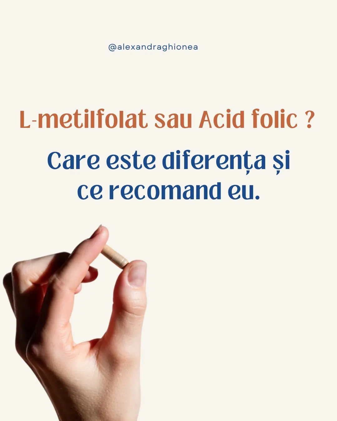 L-metilfolat sau Acid folic ?