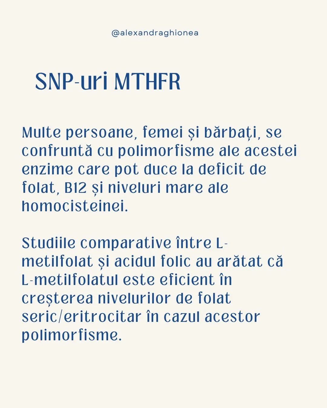 SNP-uri MTHFR