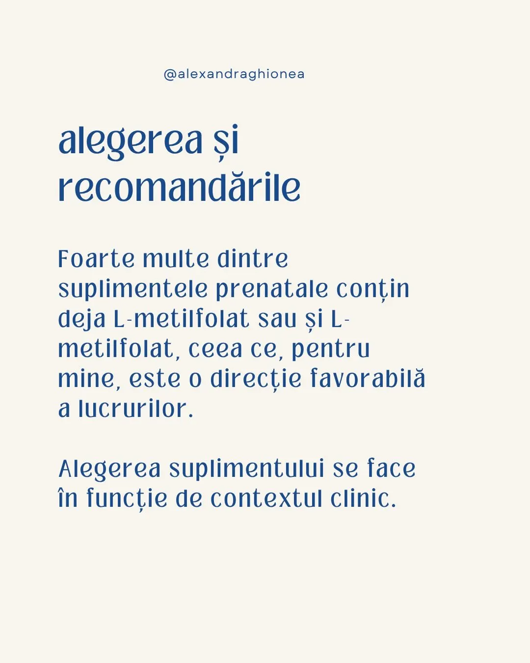 alegerea și