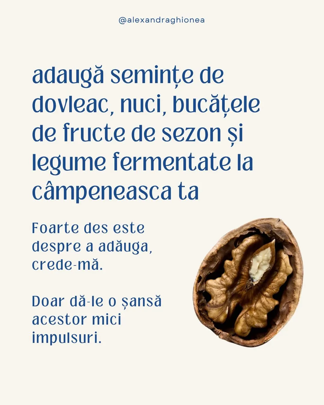 adaugă semințe de
