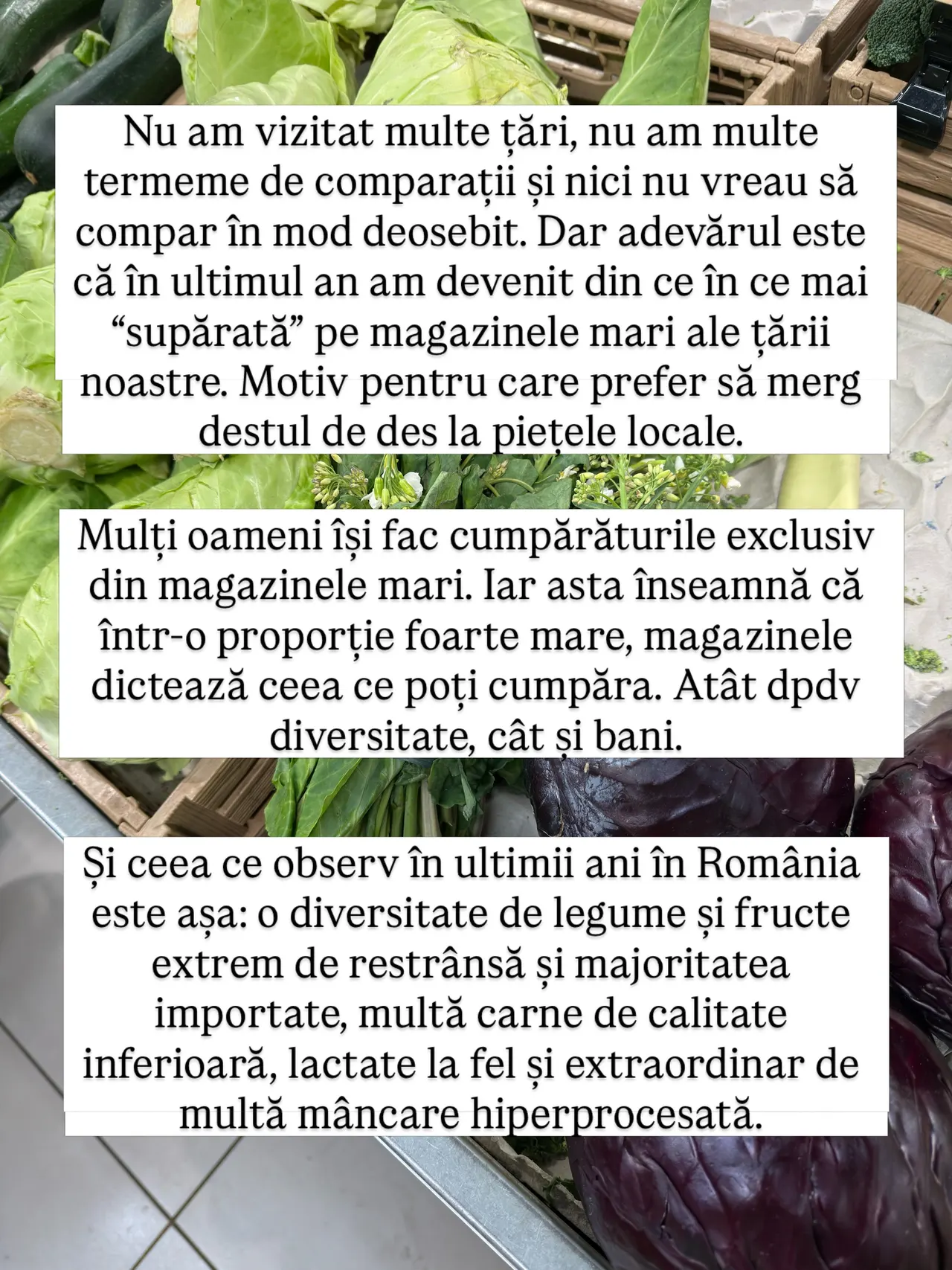 Nu am vizitat multe țări, nu am multe