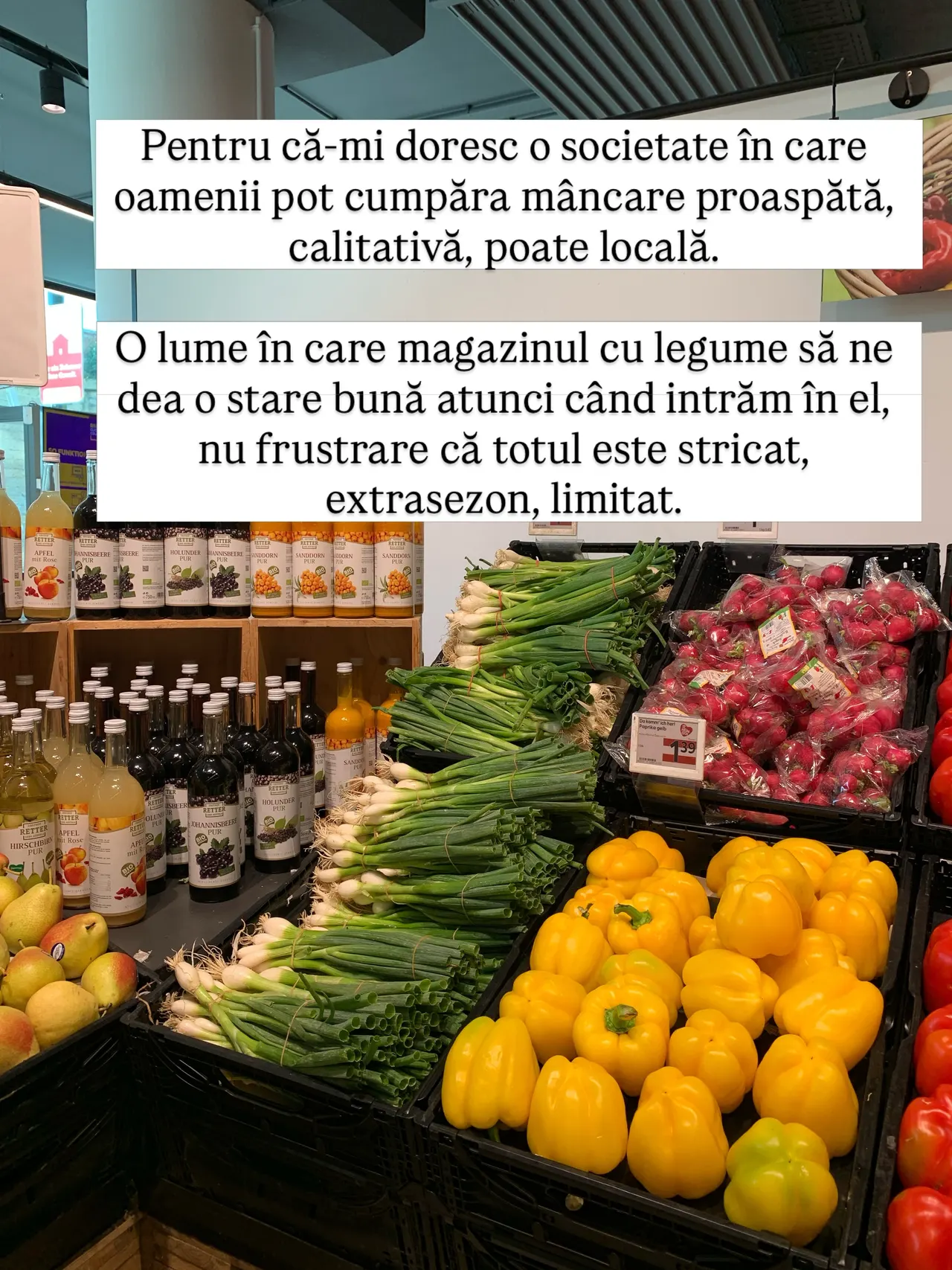 Pentru că-mi doresc o societate în care