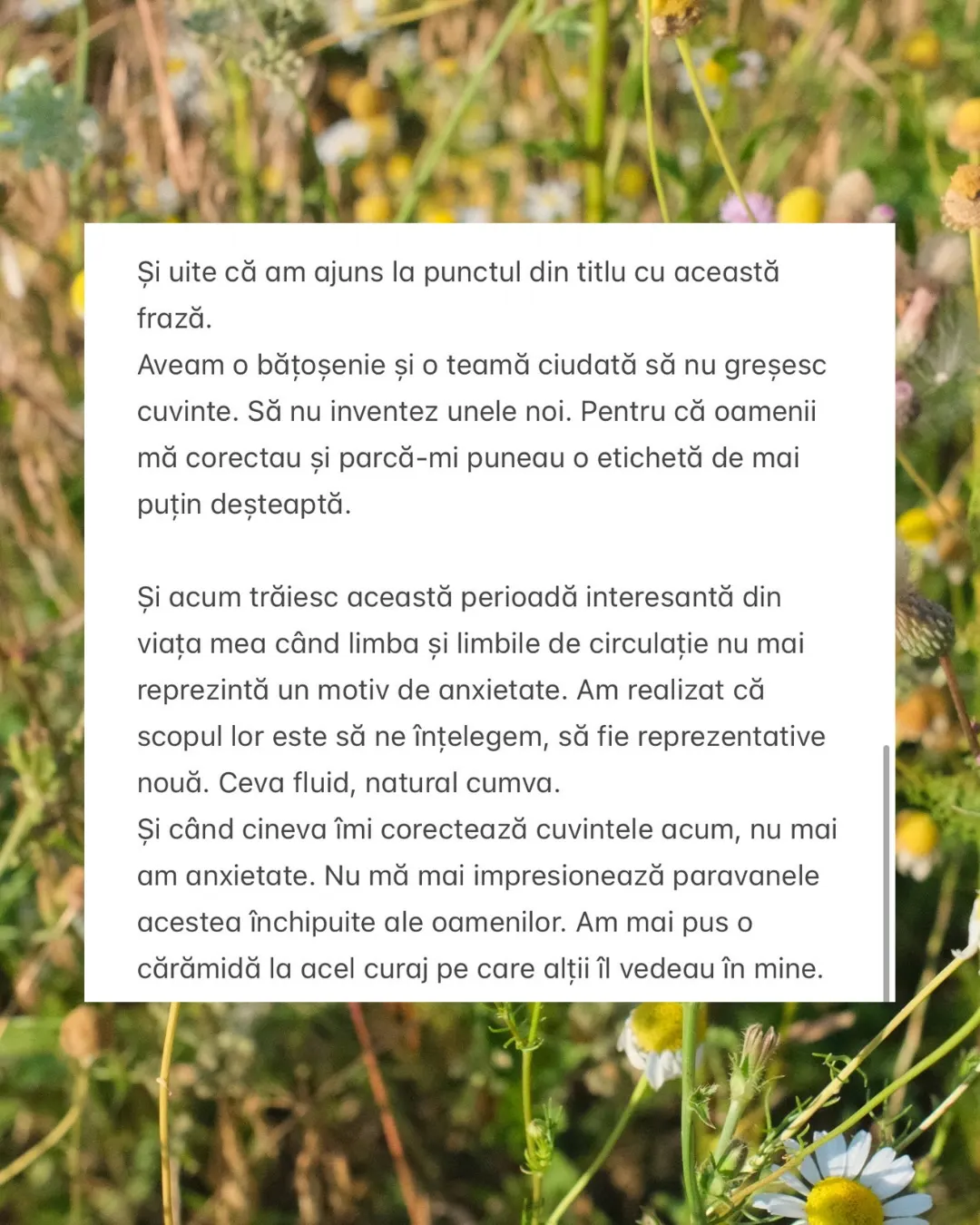 Și uite că am ajuns la punctul din titlu cu această