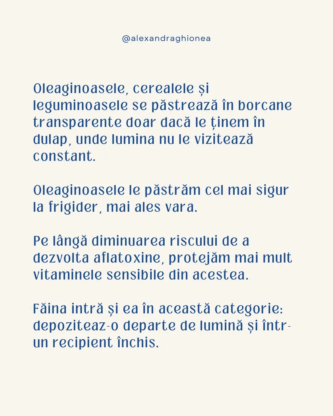 Oleaginoasele, cerealele și