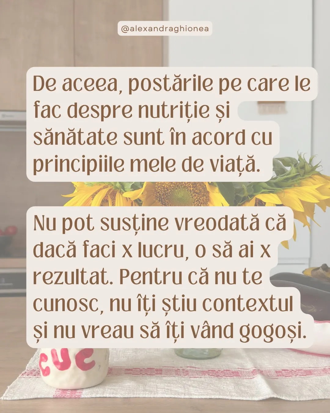 De aceea, postările pe care le