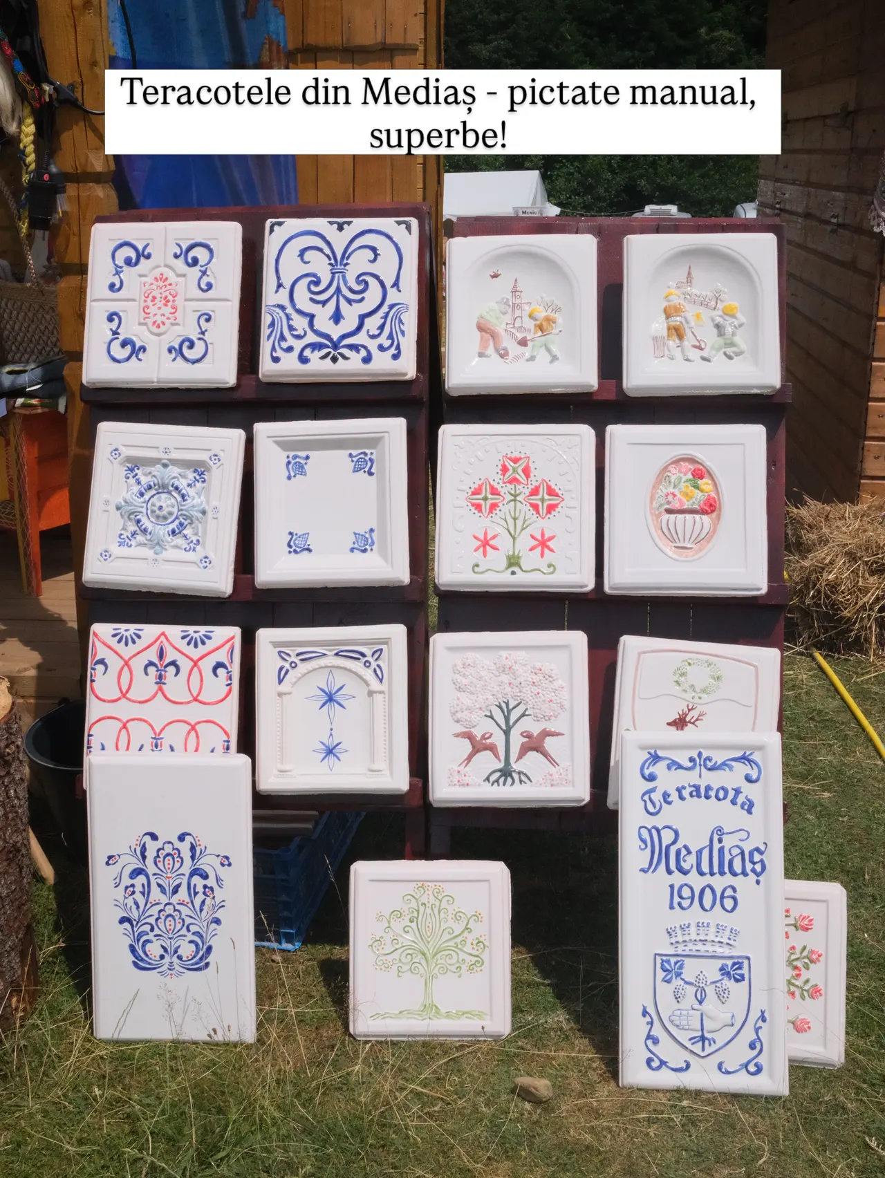 Teracotele din Medias - pictate manual,