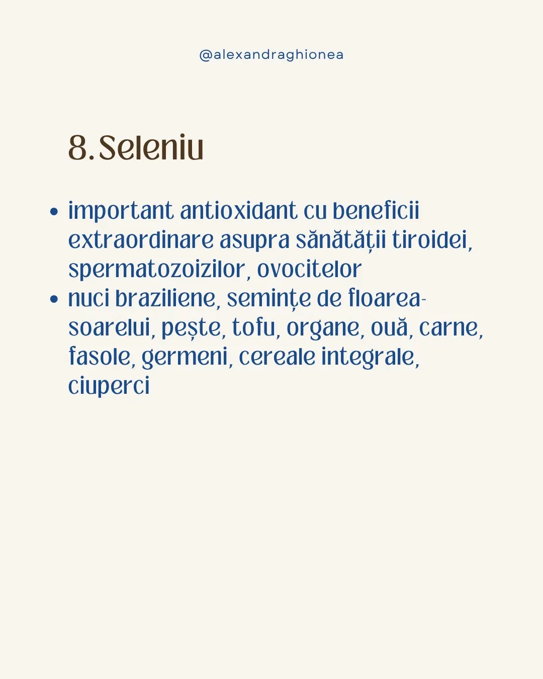 8. Seleniu