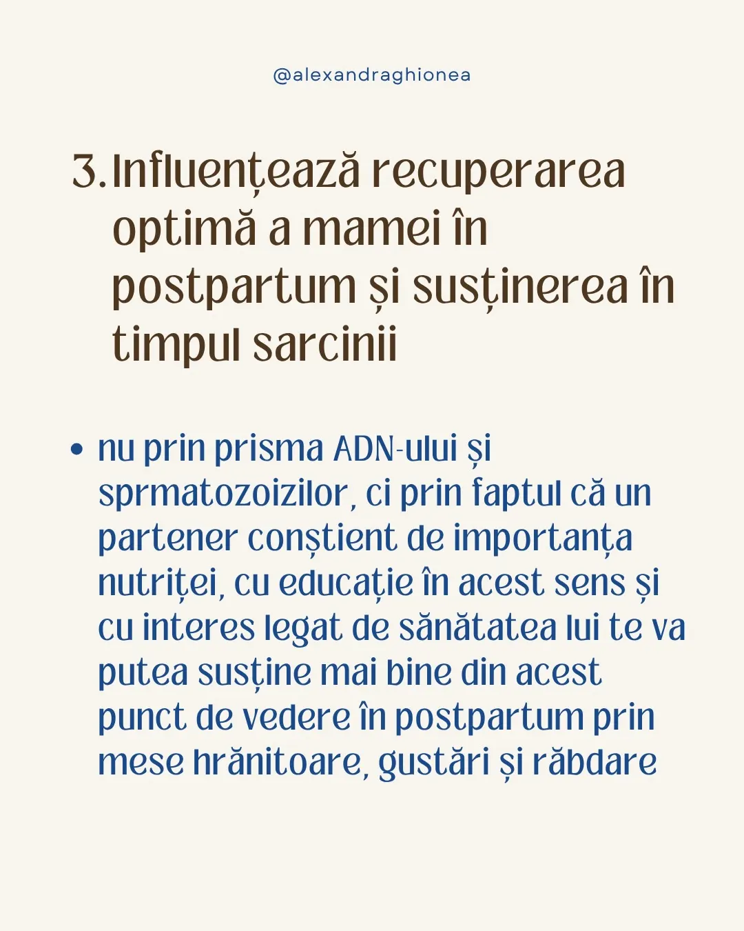 3. Influențează recuperarea