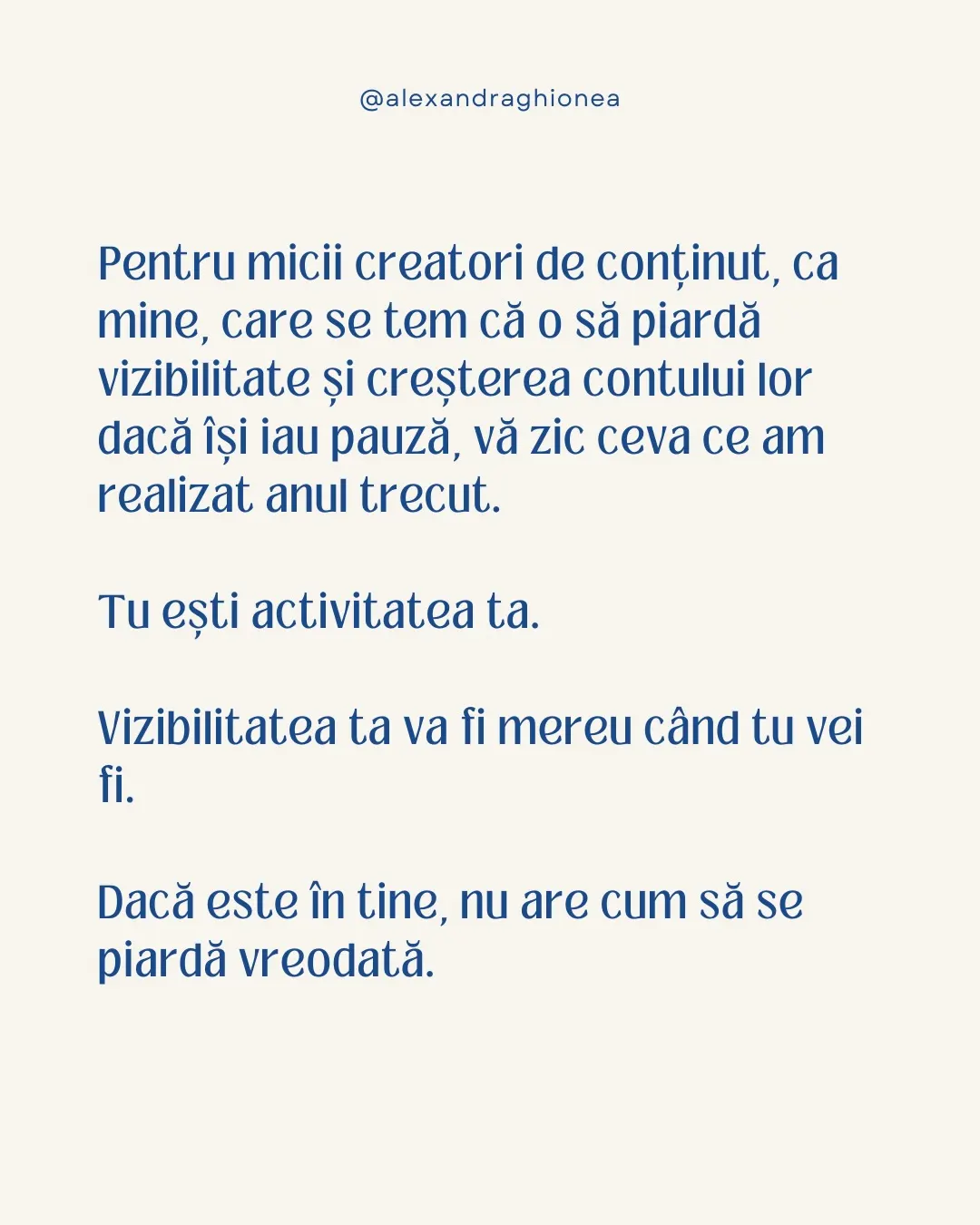 Pentru micii creatori de conținut, ca