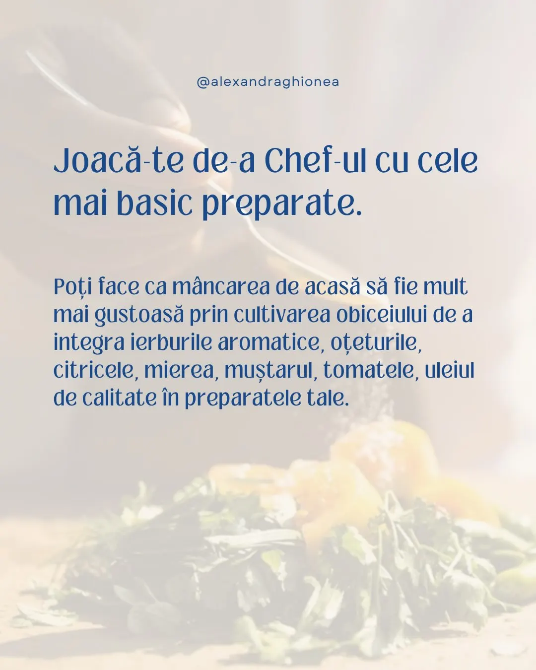 Joacă-te de-a Chef-ul cu cele